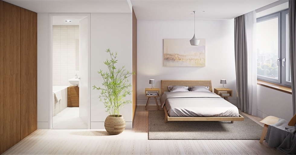 Đặt nhà vệ sinh trong phòng ngủ được khá nhiều gia chủ lựa chọn