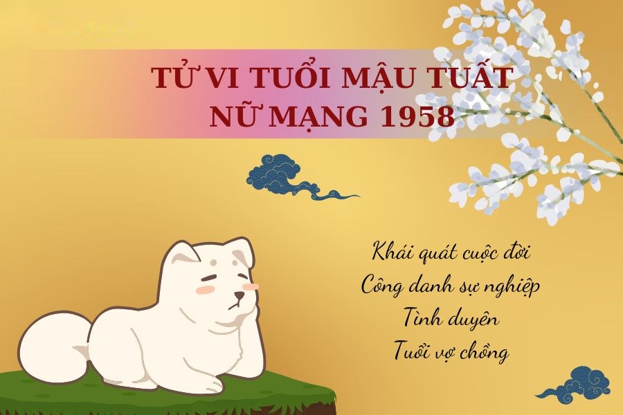 Tử vi trọn đời tuổi Mậu Tuất 1958