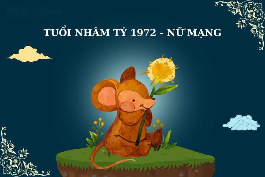 Tử vi trọn đời tuổi Nhâm Tý 1972 nữ mạng