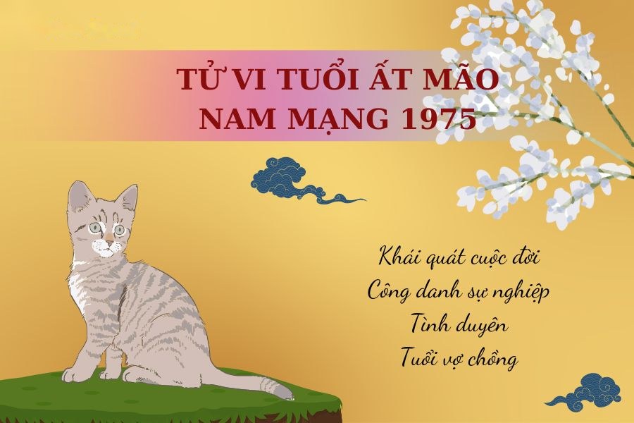 Xem tử vi trọn đời tuổi Ất Mão 1975 trong 12 con giáp