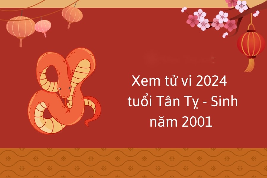 Lá số tử vi năm 2024 tuổi Tân Tỵ - Sinh năm 2001