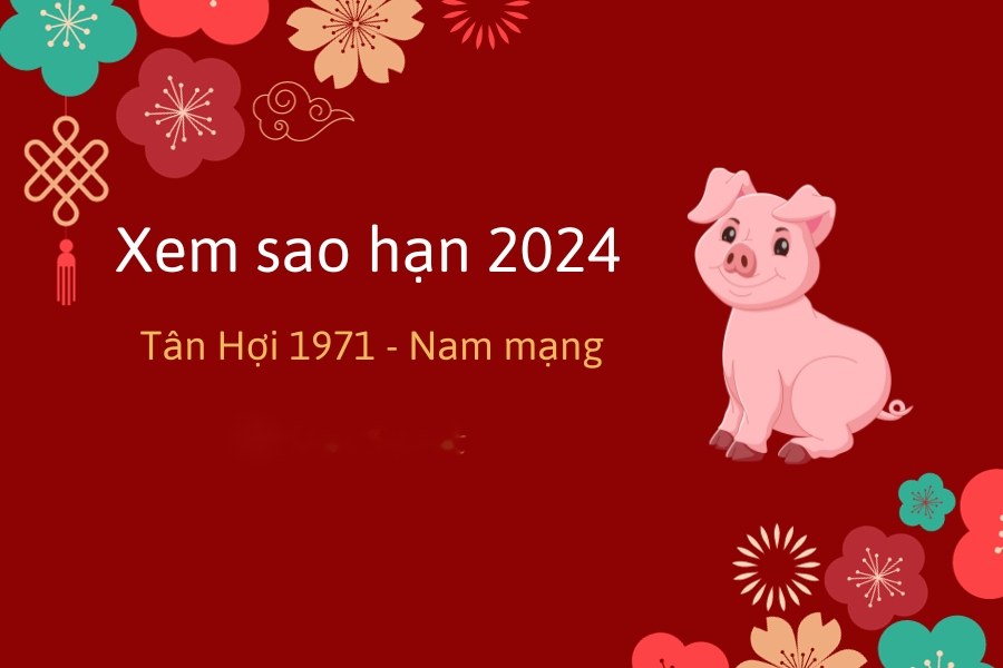 Xem sao hạn Tân Hợi 2024 nam mạng