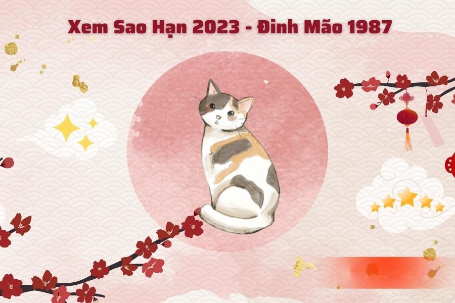 Sao chiếu mệnh nữ Đinh Mão 1987 năm 2023