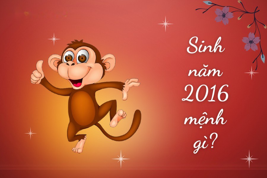 Sinh năm 2016 mệnh gì tuổi con gì?