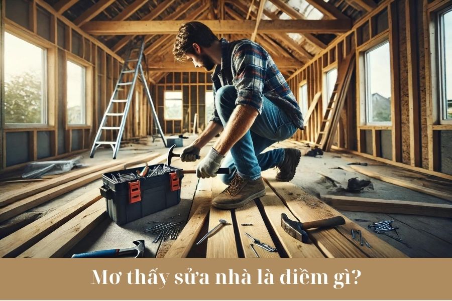 2.4. Mơ thấy sửa một căn nhà mới