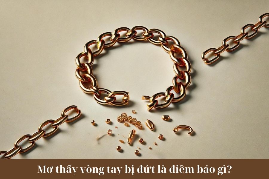 3.1. Mơ thấy vòng tay vàng bị đứt