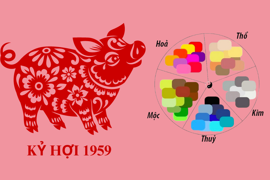 2. Tuổi Kỷ Hợi 1959  hợp màu gì? 2