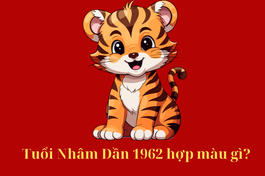 2. Tuổi Nhâm Dần 1962 hợp màu gì?