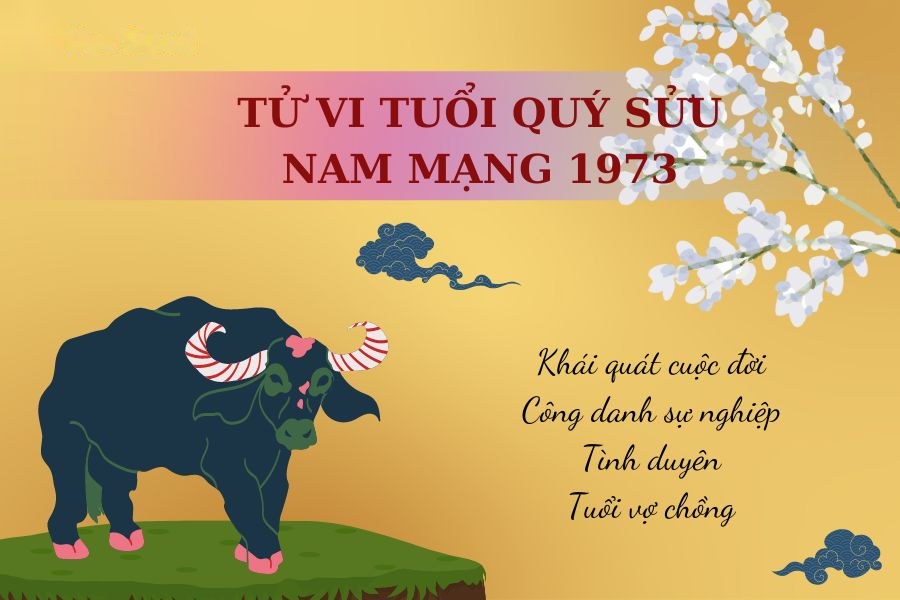 Tử Vi Tuổi Quý Sửu 1973 - Nam mạng | Chi tiết tử vi trọn đời