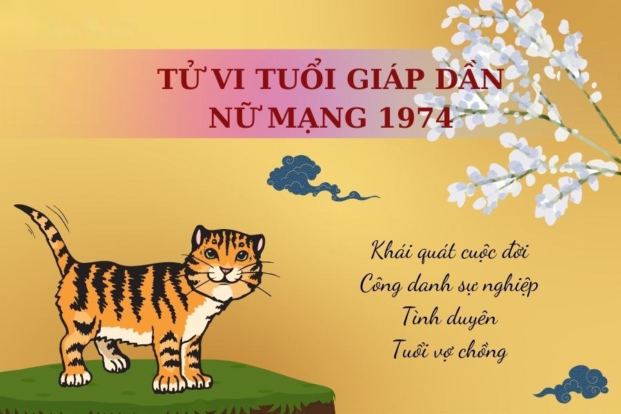 Xem tử vi tuổi Giáp Dần nữ mạng 1974
