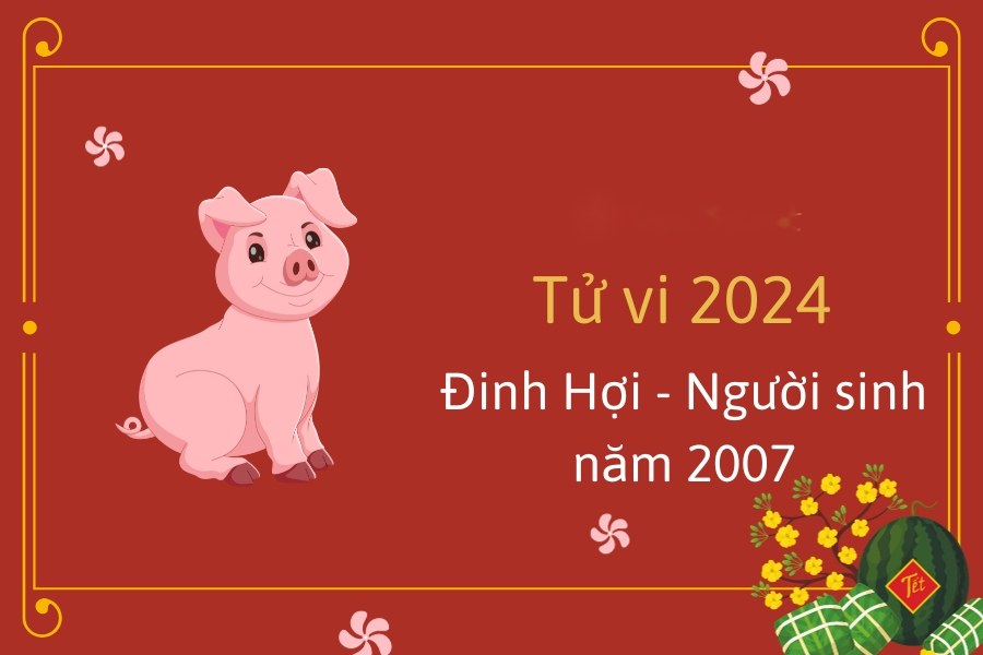 Tử vi tuổi Đinh Hợi năm 2024 - Người sinh năm 2007