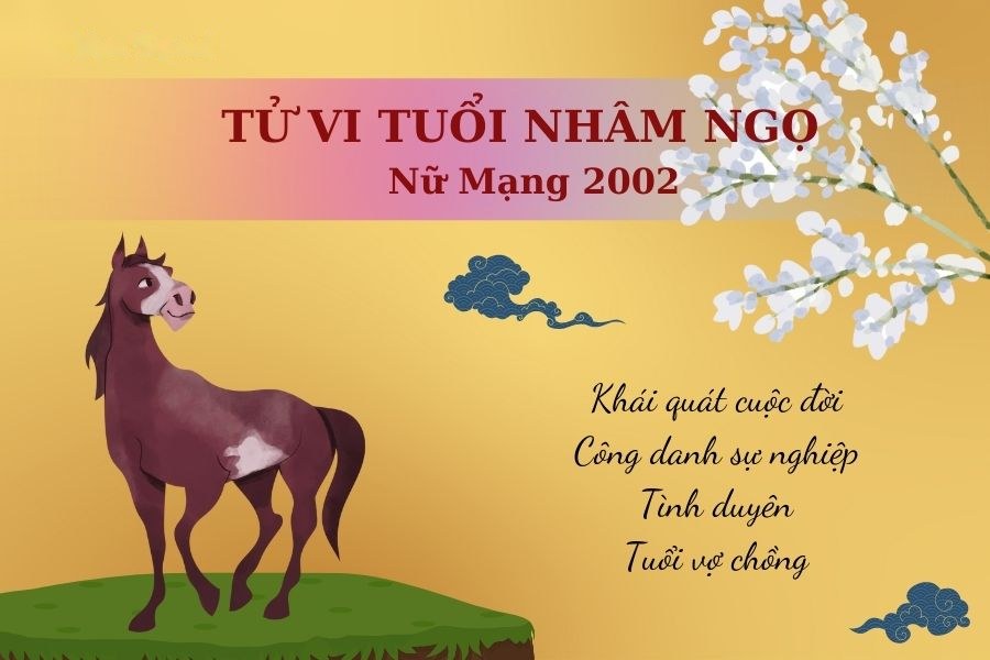 Xem tử vi tuổi Nhâm Ngọ năm 2002 nữ mạng